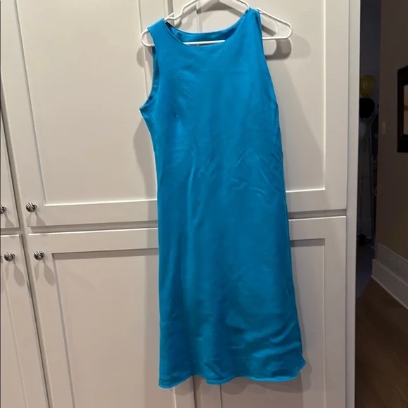 Jessica Howard | Dresses | Linen Blend Classic Teal Jessica Howard Size 2 P  Feminine Sleeveless Dress | Poshmark